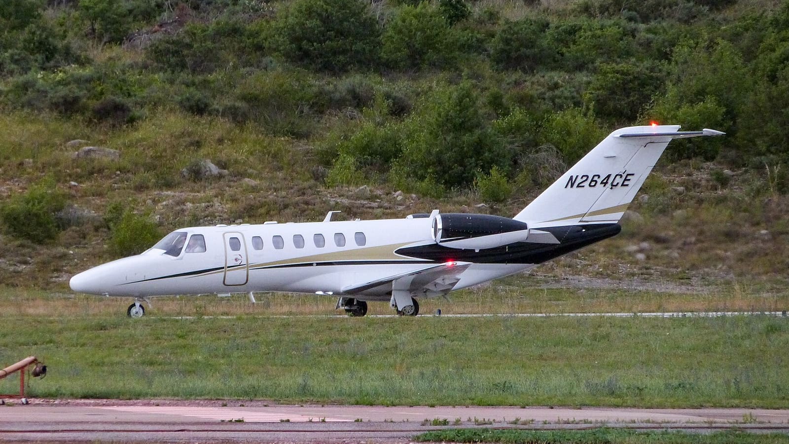 Cessna Citation CJ3 sur la piste